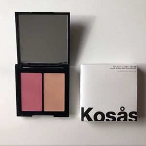Kosas Color & Light: Crème Cream Blush & Highlighter Duo - 8th Muse (NIB)